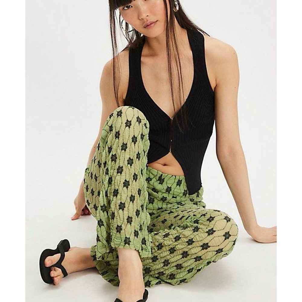 NWT Free People Margot Lace Flare Pants